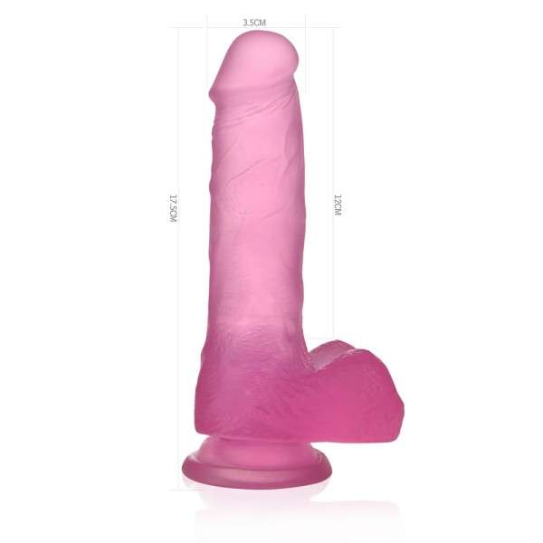 DILDO 7’’ JELLY STUDS PINK | | €8.28 | mojsexshop.sk