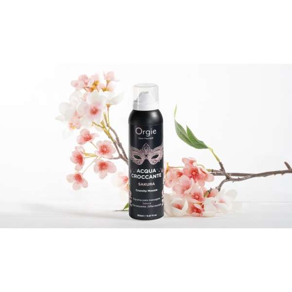 MASSAGE FOAM ACQUA CROCANTE SAKURA - 150 ML | | €11.12 | mojsexshop.sk