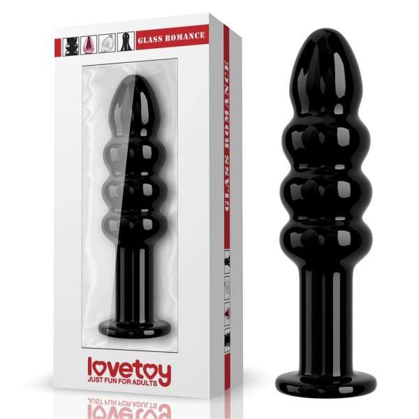 ANAL PLUG 5.5" GLASS ROMANCE BLACK | | €10.40 | mojsexshop.sk