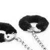 FLUFFY LEG CUFFS BLACK | | €8.30 | mojsexshop.sk