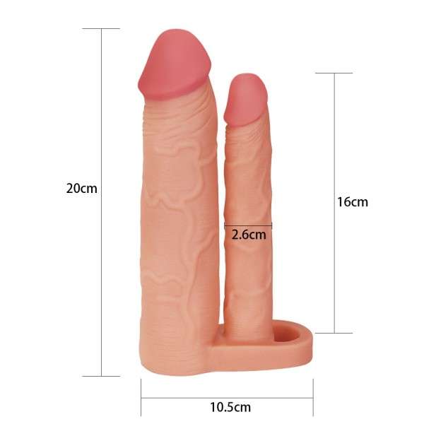 ADD 2 DOUBLE PENIS SLEEVE | | €12.98 | mojsexshop.sk