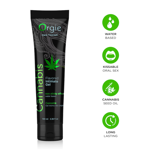 LUBE TUBE CANNABIS - 100ML | | €6.74 | mojsexshop.sk