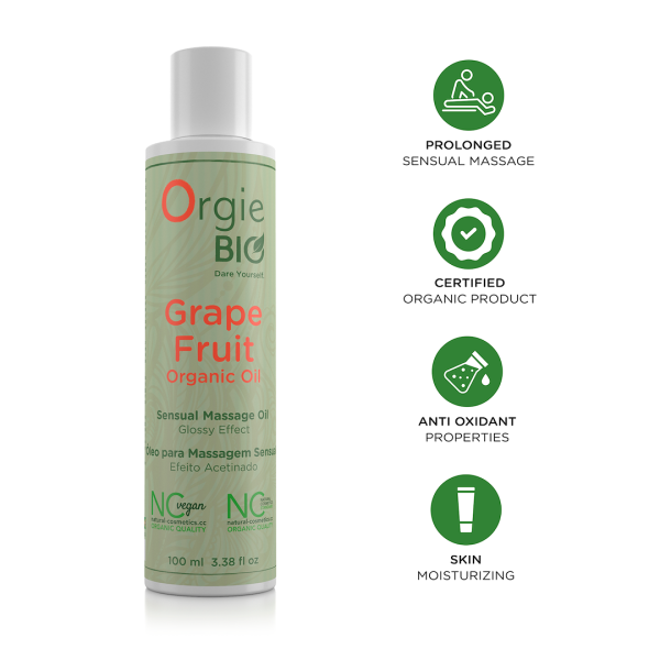 ORGIE BIO GRAPEFRUIT ORGANIC OIL 100ML DISK TOP | | €13.46 | mojsexshop.sk