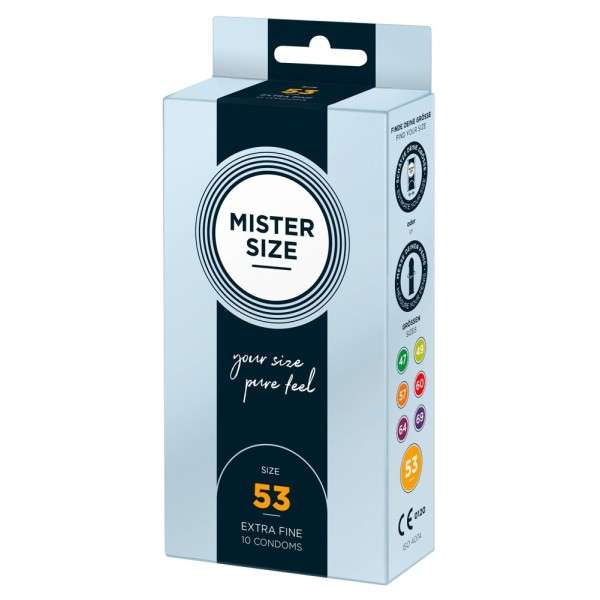 Mister Size 53 mm 10-pcs | | €7.64 | mojsexshop.sk