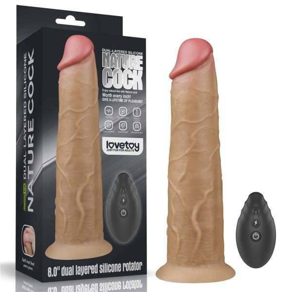 8.0'' DUAL LAYERED PLATINUM SILICONE ROTATOR | | €66.68 | mojsexshop.sk