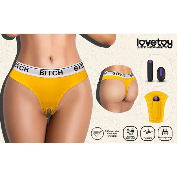 BITCH VIBRATING PANTIES (34~38 INCH WAIST) | | €19.56 | mojsexshop.sk