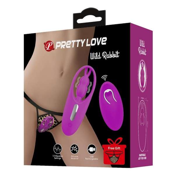 VIBRATOR PRETTY LOVE – WILD RABBIT | | €20.50 | mojsexshop.sk