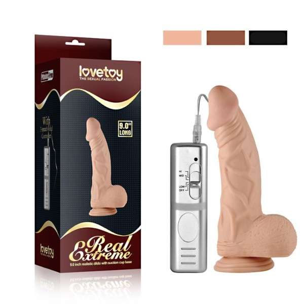 9" REAL EXTREME VIBRATING DILDO | | €15.96 | mojsexshop.sk