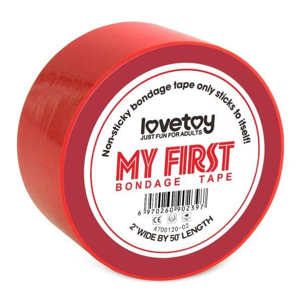 MY FIRST NON STICKY BONDAGE TAPE RED | | €2.86 | mojsexshop.sk