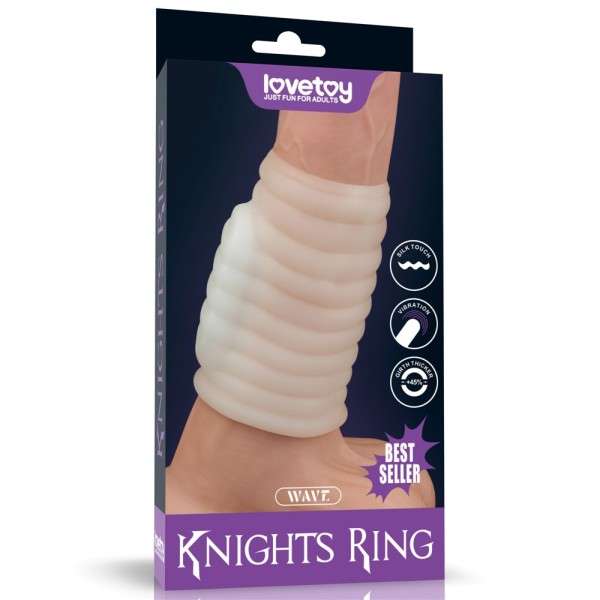 VIBRATING WAVE KNIGHTS RING (WHITE) | | €10.26 | mojsexshop.sk