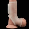 VIBRATING SILK KNIGHTS RING WITH SCROTUM SLEEVE (WHITE) | | €7.84 | mojsexshop.sk