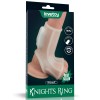 VIBRATING RIDGE KNIGHTS RING WITH SCROTUM SLEEVE (WHITE) | | €9.70 | mojsexshop.sk