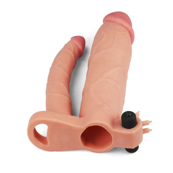 ADD 3" VIBRATING DOUBLE PENIS SLEEVE | | €18.96 | mojsexshop.sk