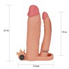 ADD 3" VIBRATING DOUBLE PENIS SLEEVE | | €18.96 | mojsexshop.sk