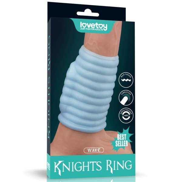 VIBRATING WAVE KNIGHTS RING | | €7.08 | mojsexshop.sk