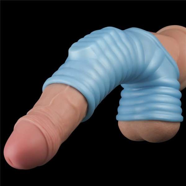 VIBRATING WAVE KNIGHTS RING WITH SCROTUM SLEE | | €8.56 | mojsexshop.sk