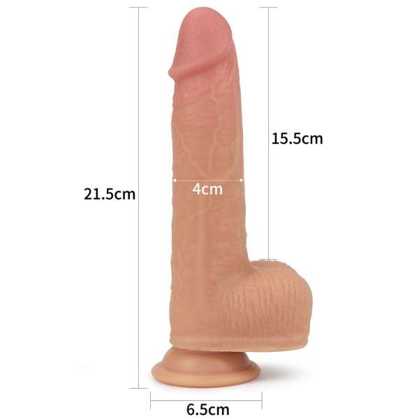 8.5" DUAL LAYERED SILICONE ROTATING ANTHONY | | €62.50 | mojsexshop.sk