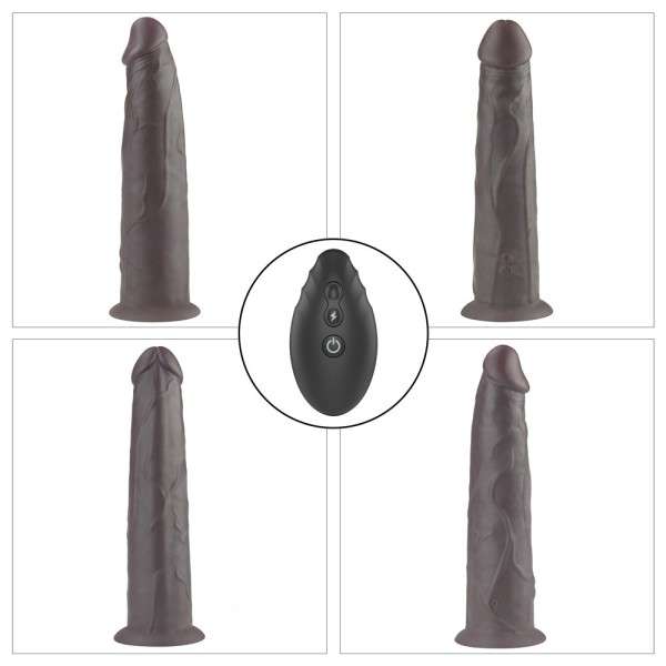 9'' DUAL LAYERED SILICONE ROTATOR BLACK | | €62.14 | mojsexshop.sk