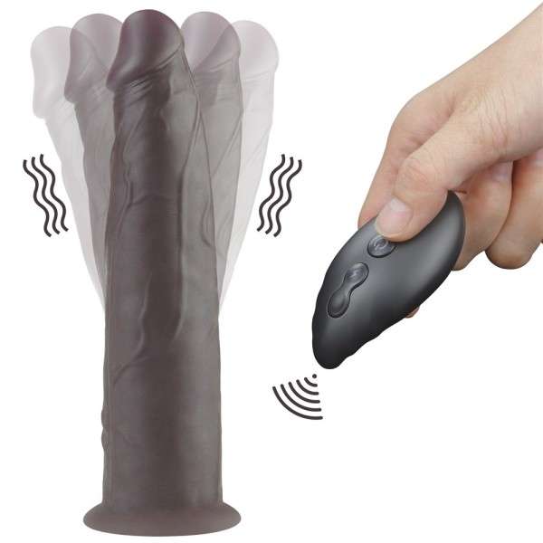 9'' DUAL LAYERED SILICONE ROTATOR BLACK | | €62.14 | mojsexshop.sk