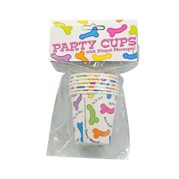 SET OF 6 CARDBOARD CUPS WITH FUNNY MESSAGES | | €1.62 | mojsexshop.sk