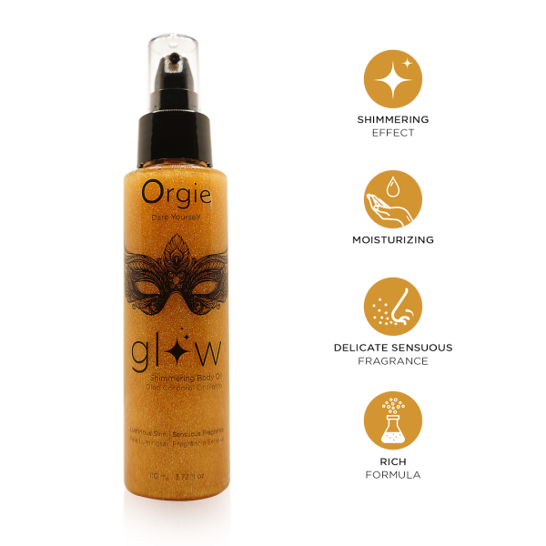 GLOW - SHIMMERING BODY OIL - 110 ML | | €12.40 | mojsexshop.sk