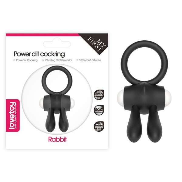 POWER CLIT SILICONE COCKRING BLACK | | €5.34 | mojsexshop.sk