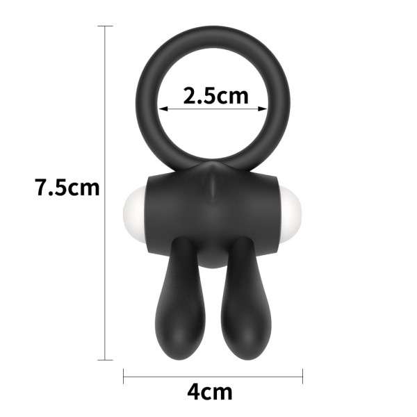 POWER CLIT SILICONE COCKRING BLACK | | €5.34 | mojsexshop.sk