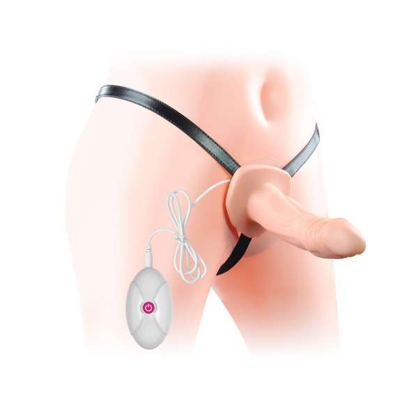 VIBRATING UNISEX HOLLOW STRAP ON | | €20.90 | mojsexshop.sk