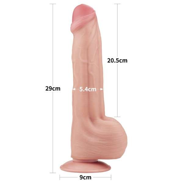 11.5'' KING SIZED SLIDING SKIN DUAL LAYER DONG | | €41.52 | mojsexshop.sk