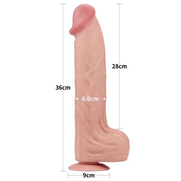 14'' KING SIZED SLIDING SKIN DUAL LAYER DONG | | €53.18 | mojsexshop.sk