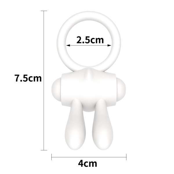 POWER CLIT SILICONE COCKRING WHITE | | €5.02 | mojsexshop.sk