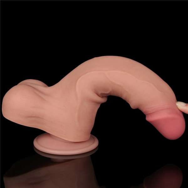 DILDO 8.5'' SLIDING SKIN DUAL LAYER DONG FLESH | | €23.50 | mojsexshop.sk