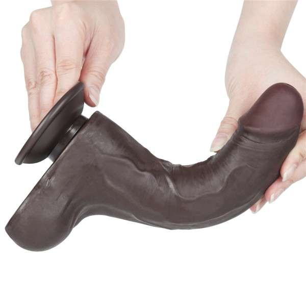 DILDO 8.5'' SLIDING SKIN DUAL LAYER DONG BLACK | | €22.22 | mojsexshop.sk