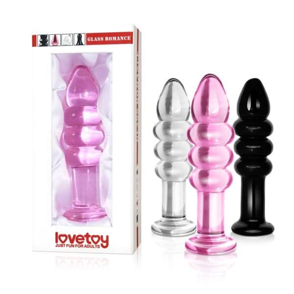 ANAL PLUG 5.5" GLASS ROMANCE BLACK | | €10.40 | mojsexshop.sk