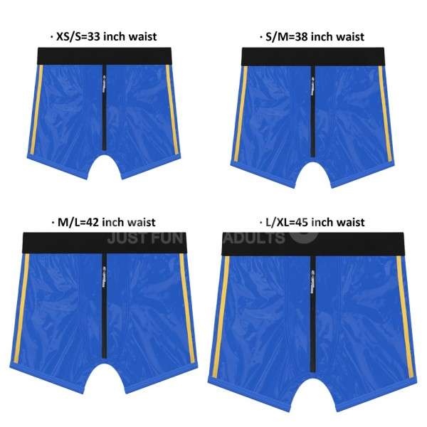 CHIC STRAP-ON SHORTS (28 - 31 INCH WAIST) BLUE | | €15.32 | mojsexshop.sk