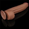 12'' KING SIZED SLIDING SKIN DUAL LAYER DONG BROWN | | €50.58 | mojsexshop.sk