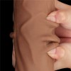 12'' KING SIZED SLIDING SKIN DUAL LAYER DONG BROWN | | €50.58 | mojsexshop.sk