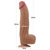 12'' KING SIZED SLIDING SKIN DUAL LAYER DONG BROWN | | €50.58 | mojsexshop.sk